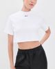 Off-White Off-White Off Stamp Rib Cropped Tee White/Black - 2