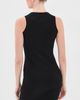Off-White Off-White Off Stamp Rib Round Mini Dress Black/White - 3