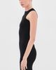 Off-White Off-White Off Stamp Rib Round Mini Dress Black/White - 4