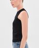 Off-White Off-White Off Stamp Rib Round Tank Top Black/White - 4