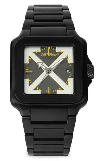 Off-White Off-White Proto Layer Quartz Bracelet Watch, 38mm x 46.5mm
