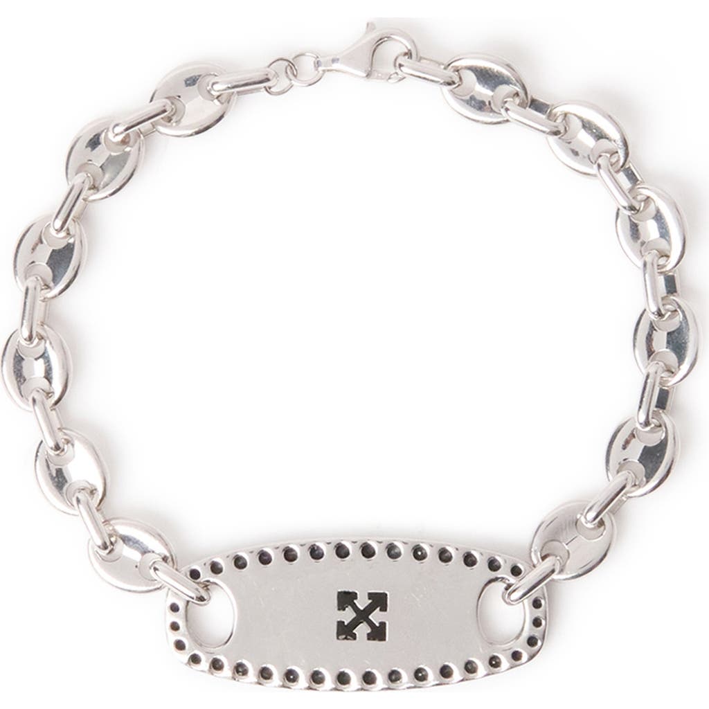 Off-White Off-White Quotable Logo Mariner Chain Bracelet
