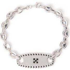 Off-White Off-White Quotable Logo Mariner Chain Bracelet