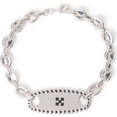 Off-White Off-White Quotable Logo Mariner Chain Bracelet