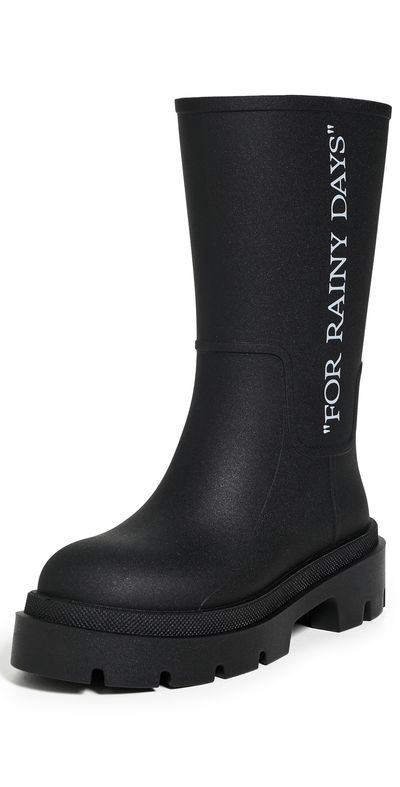Off-White Off-White Reboot Rainy Days Boots BLACK - WHITE