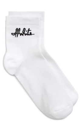 Off-White Off-White Script Short Socks