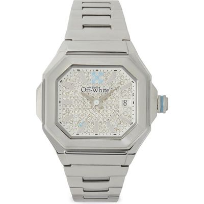 Off-White Off-White Shift Crystal Bracelet Watch, 38.5mm x 40mm