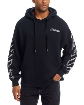 Off-white Off-White Type Arrow Diagonal Loose Hoodie