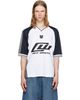 Off-White Off-White White & Black Team Soccer S/S T-shirt - 1
