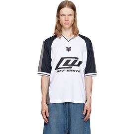 Off-White Off-White White & Black Team Soccer S/S T-shirt