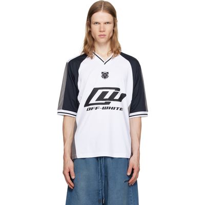 Off-White Off-White White & Black Team Soccer S/S T-shirt