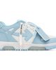 Off-White Off-White White & Blue 'Out Of Office' Calf Leather Sneakers - 1