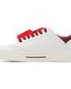 Off-White Off-White White & Burgundy Vulc Low Canvas Sneakers - 3