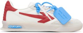 Off-White Off-White White & Red 'End Of Play' Sneakers