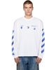 Off-White Off-White White Bacco Arrow Skate L/S T-shirt - 1