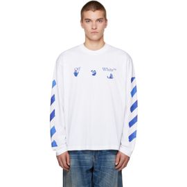 Off-White Off-White White Bacco Arrow Skate L/S T-shirt