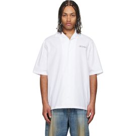 Off-White Off-White White Circle Off Bowling Shirt