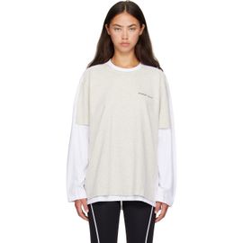 Off-White Off-White White 'Logo' Quote Double Layer T-shirt