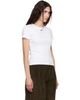 Off-White Off-White White 'OFF' Stamp Rib Fitted T-shirt - 2