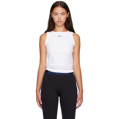 Off-White Off-White White 'Off' Stamp Round Tank Top