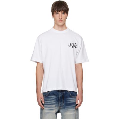 Off-White Off-White White Stroke Skate T-shirt