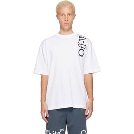 Off-White Off-White White Vertical Bookish Skate T-shirt