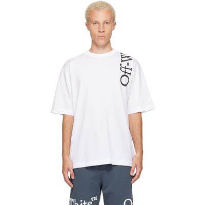 Off-White Off-White White Vertical Bookish Skate T-shirt