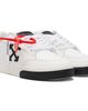 Off-White Off-White White Vulcanized Low Leather Sneakers - 4