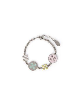 Off-White Off-White Women's Silver Arrow Button Bracelet 