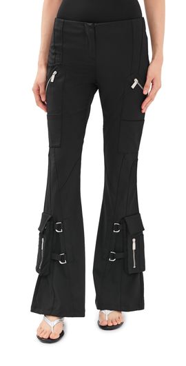 Off-White Off-White Wool Flare Pants Black