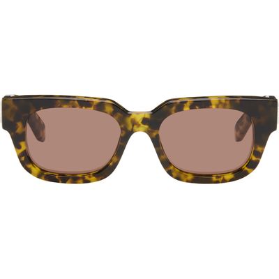 Off-White Off-White Yellow Rochester Sunglasses