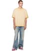 Off-White Off-White Yellow Swimming Face Skate S/S T-shirt - 4