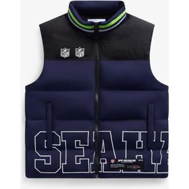 Off Season Off Season Unisex College Navy Seattle Seahawks Team Puffer Vest 