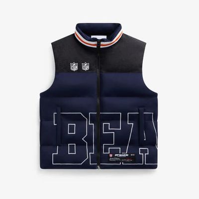 Off Season Off Season Unisex Navy Chicago Bears Team Puffer Vest 