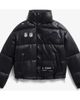 Off Season Off Season Women's Black Buffalo Bills Faux Leather Puffer Jacket  - 1