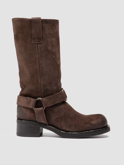 Officine Creative Officine Creative Dana 004 Suede Harness Boots
