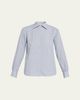 Officine Generale Ella Long-Sleeve Textured Japanese Cotton Shirt - 1