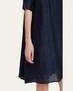 Officine Generale Gigi Italian Linen Mini Dress - 5