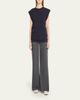 Officine Generale Inaya Asymmetric Jersey Tee - 2