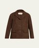 Officine Generale Kataline Goat Suede Jacket - 1