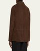 Officine Generale Kataline Goat Suede Jacket - 3