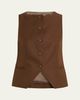 Officine Generale Lane Italian Linen Vest - 1