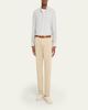 Officine Generale Men's Cotton Twill Straight Fit Five-Pocket Pants - 2