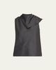 Officine Generale Milia Sleeveless Drape-Neck Top - 1