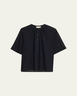 Officine Generale Noria Cotton Voile Shirt