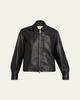 Officine Generale Rhea Lambskin Leather Jacket - 1