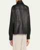 Officine Generale Rhea Lambskin Leather Jacket - 3