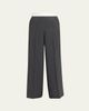 Officine Generale Rosa Pinstripe Wool Pants - 1