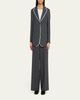 Officine Generale Rosa Pinstripe Wool Pants - 2