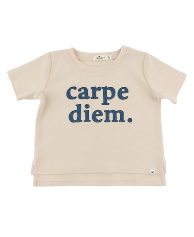 Oh Baby oh baby! Boys' Carpe Diem Raw Edge Tee